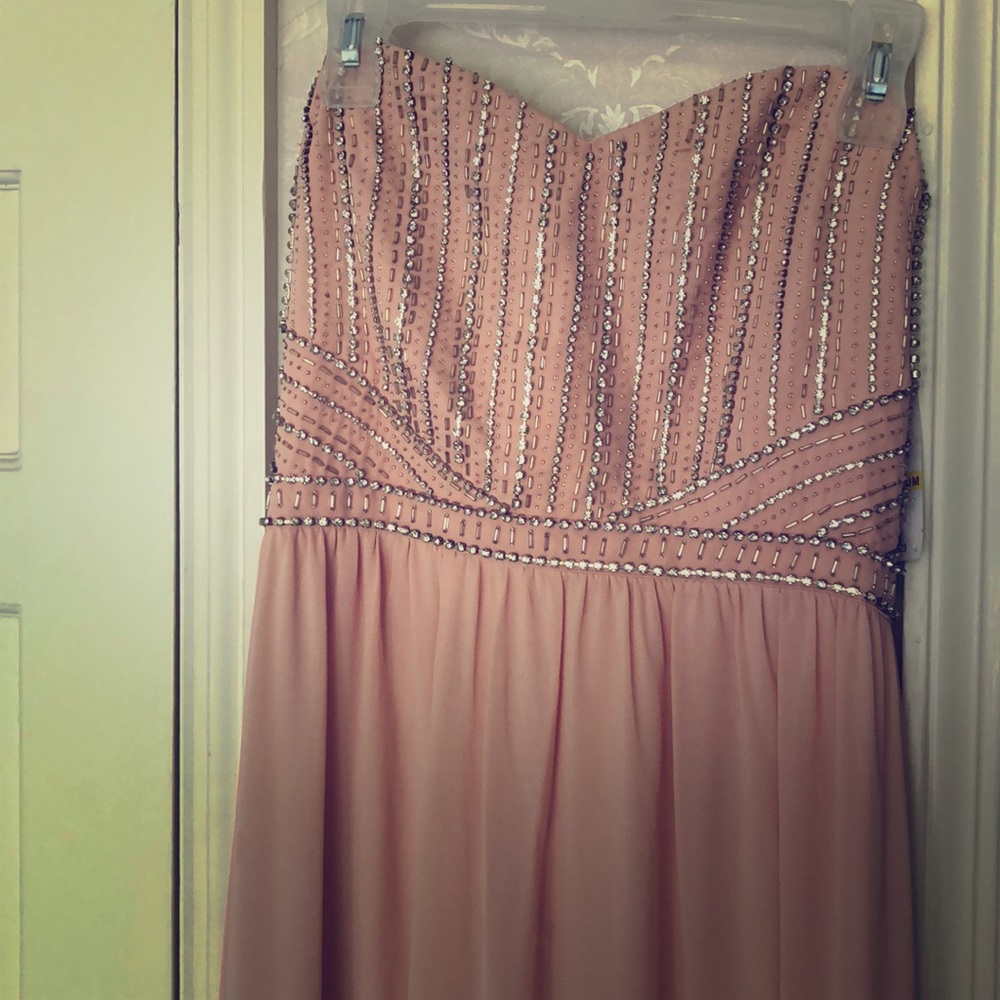 Pink formal gown